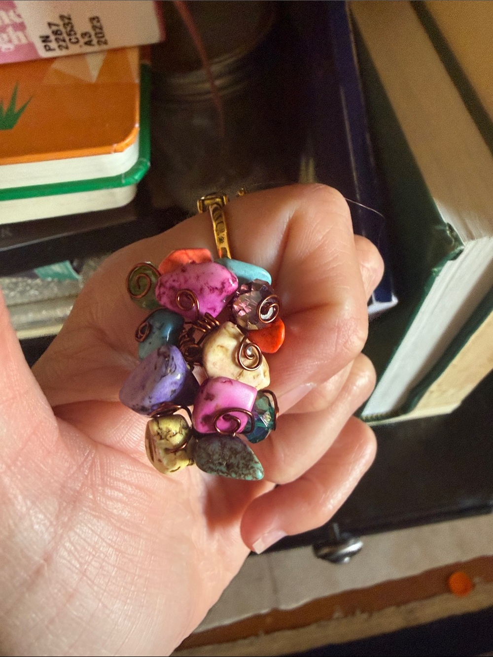 multi stone ring